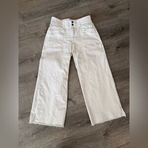 Farmer’s Market White Wide-Leg Jeans Size 10